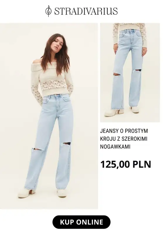 Stradivarius - gazetka promocyjna NOWOŚCI od 79,90 zł ażurowe dzianiny i nie tylko od poniedziałku 13.03  - strona 2