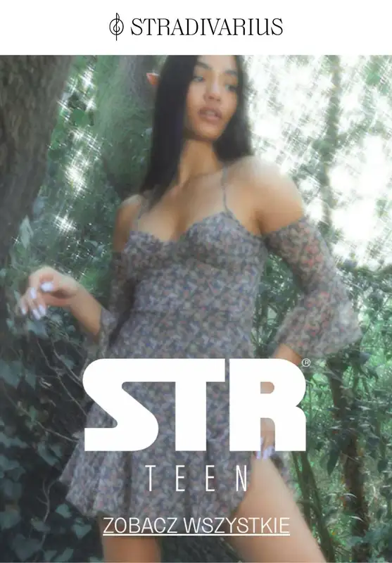 Stradivarius - gazetka promocyjna Kolekcja STR TEEN od czwartku 16.03 