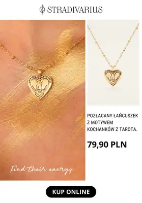 Stradivarius - gazetka promocyjna Pozłacana biżuteria od 65,90 zł od piątku 17.03  - strona 5