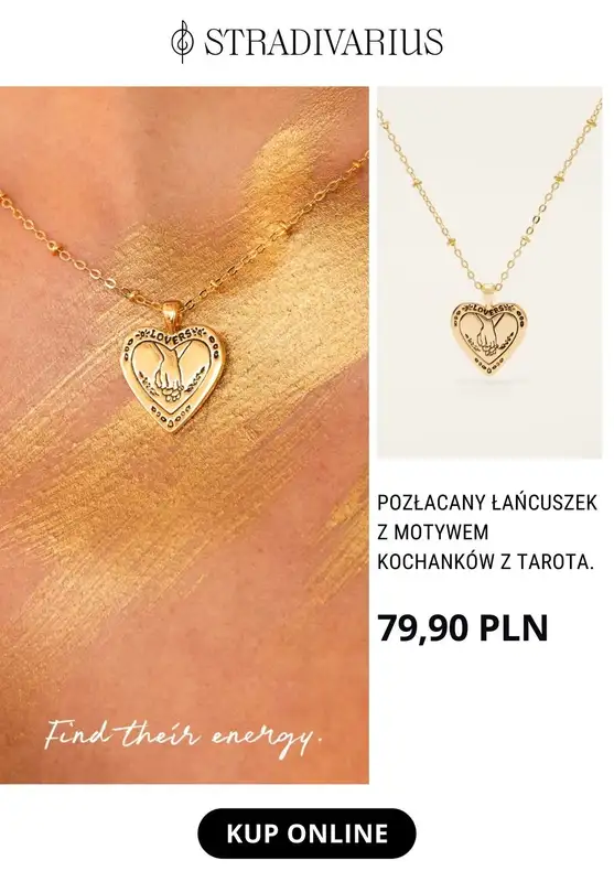 Stradivarius - gazetka promocyjna Pozłacana biżuteria od 65,90 zł od piątku 17.03  - strona 5