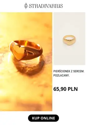 Stradivarius - gazetka promocyjna Pozłacana biżuteria od 65,90 zł od piątku 17.03  - strona 11