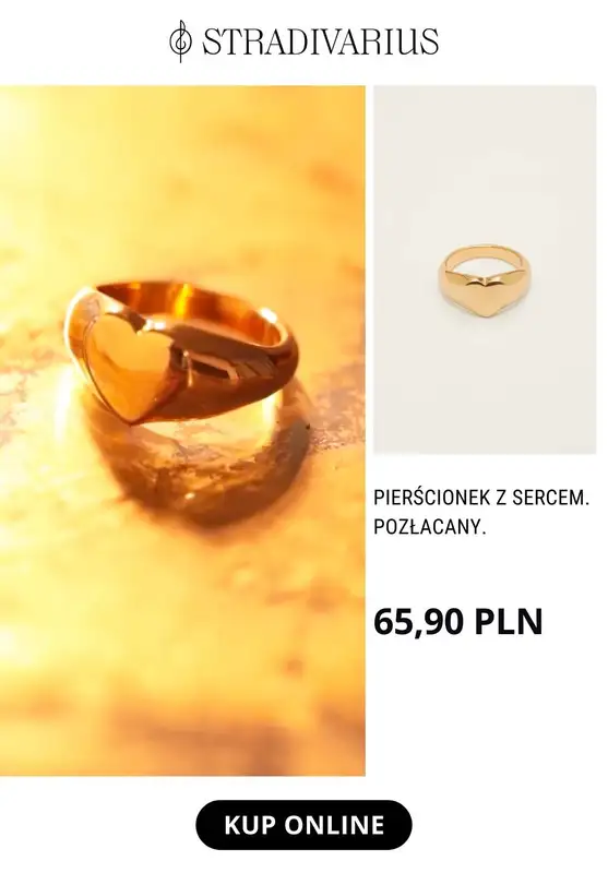Stradivarius - gazetka promocyjna Pozłacana biżuteria od 65,90 zł od piątku 17.03  - strona 11