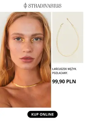 Stradivarius - gazetka promocyjna Pozłacana biżuteria od 65,90 zł od piątku 17.03  - strona 2