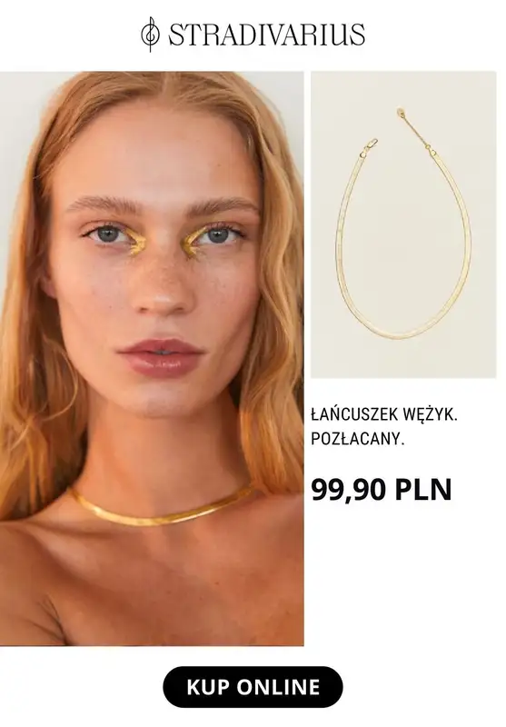 Stradivarius - gazetka promocyjna Pozłacana biżuteria od 65,90 zł od piątku 17.03  - strona 2