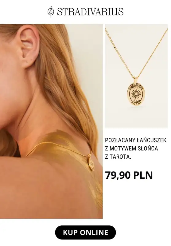 Stradivarius - gazetka promocyjna Pozłacana biżuteria od 65,90 zł od piątku 17.03  - strona 7