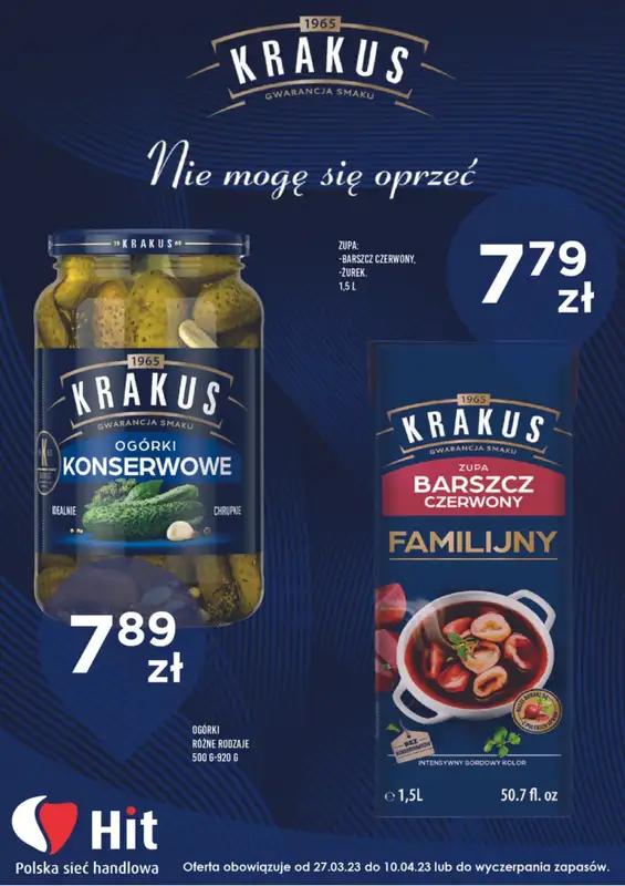 Hit - gazetka promocyjna Gazetka od poniedziałku 27.03 do poniedziałku 10.04 - strona 10