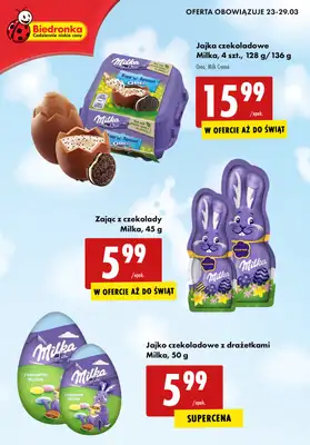 Blix - Świat Dziecka - gazetka promocyjna Prezenty od króliczka w SUPERCENACH od czwartku 23.03 do soboty 25.03 - strona 6 Blix - Świat Dziecka - gazetka promocyjna Prezenty od króliczka w SUPERCENACH od czwartku 23.03 do soboty 25.03 - strona 6