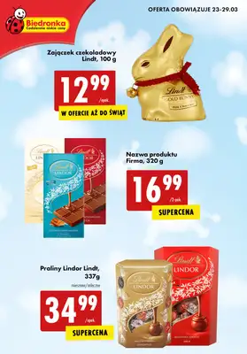 Blix - Świat Dziecka - gazetka promocyjna Prezenty od króliczka w SUPERCENACH od czwartku 23.03 do soboty 25.03 - strona 5 Blix - Świat Dziecka - gazetka promocyjna Prezenty od króliczka w SUPERCENACH od czwartku 23.03 do soboty 25.03 - strona 5