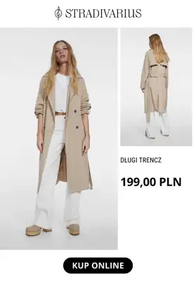 Stradivarius - gazetka promocyjna Modne trencze od środy 29.03  - strona 11