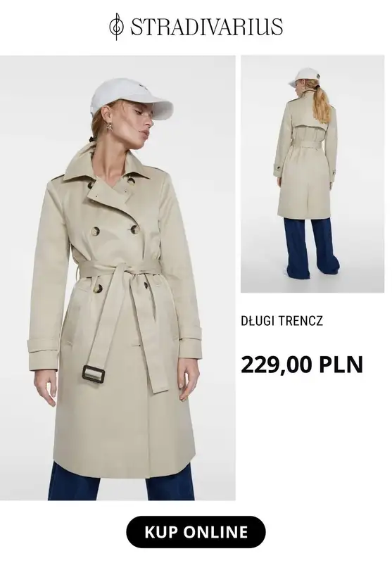 Stradivarius - gazetka promocyjna Modne trencze od środy 29.03  - strona 5