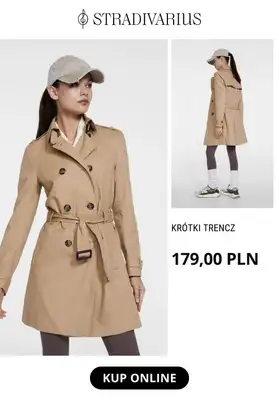 Stradivarius - gazetka promocyjna Modne trencze od środy 29.03  - strona 3