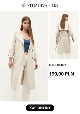 Stradivarius - gazetka promocyjna Modne trencze od środy 29.03  - strona 10