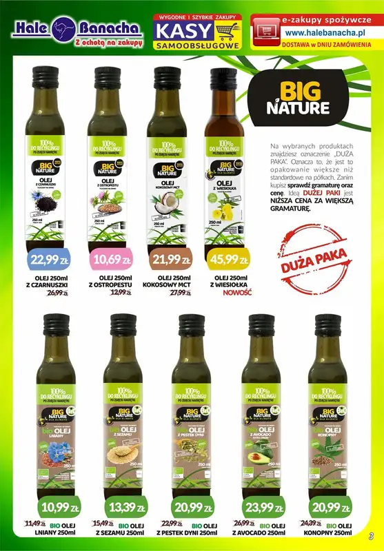 Hale Banacha - gazetka promocyjna Hale Banacha z ochotą na zakupy od wtorku 11.04 do poniedziałku 08.05 - strona 3