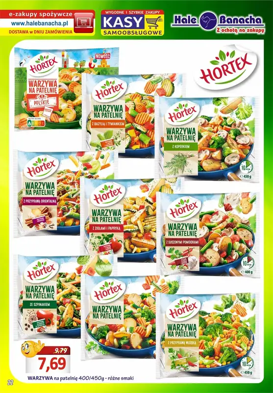 Hale Banacha - gazetka promocyjna Hale Banacha z ochotą na zakupy od wtorku 11.04 do poniedziałku 08.05 - strona 22