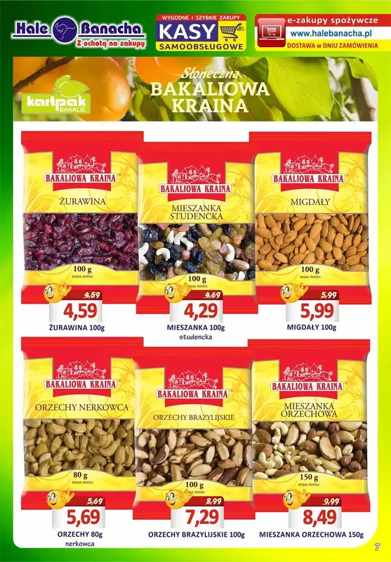 Hale Banacha - gazetka promocyjna Hale Banacha z ochotą na zakupy od wtorku 11.04 do poniedziałku 08.05 - strona 7