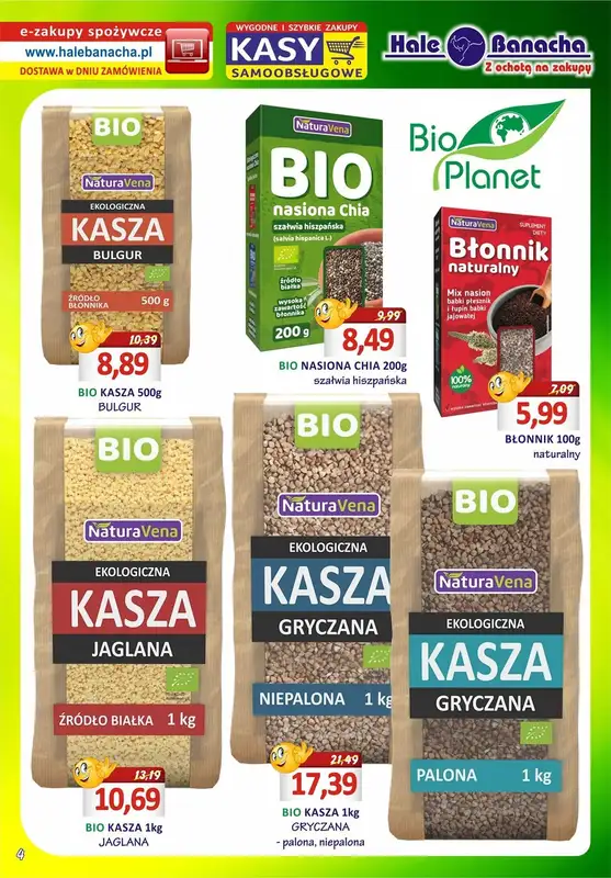 Hale Banacha - gazetka promocyjna Hale Banacha z ochotą na zakupy od wtorku 11.04 do poniedziałku 08.05 - strona 4
