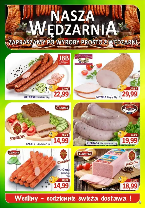 Hale Banacha - gazetka promocyjna Hale Banacha z ochotą na zakupy od wtorku 11.04 do poniedziałku 08.05 - strona 9