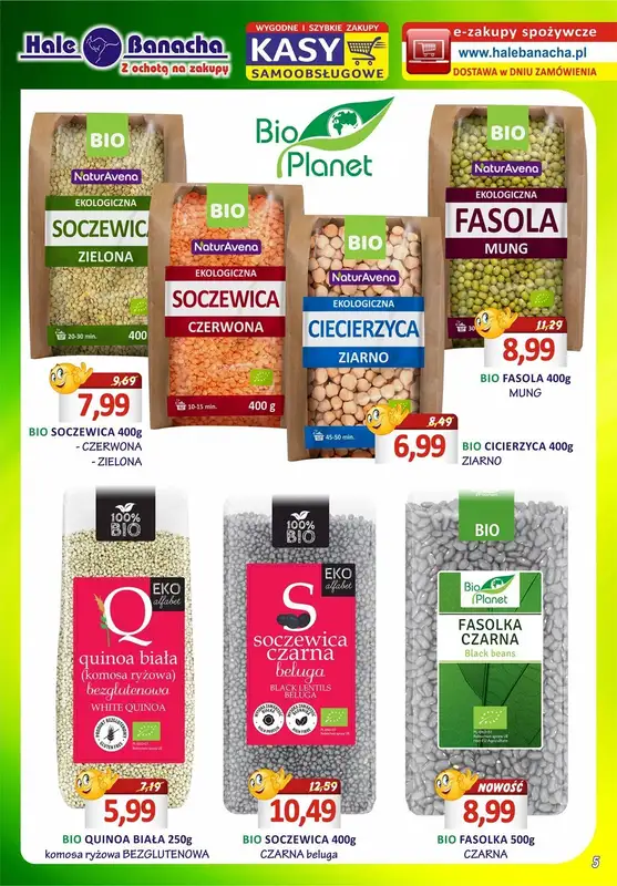 Hale Banacha - gazetka promocyjna Hale Banacha z ochotą na zakupy od wtorku 11.04 do poniedziałku 08.05 - strona 5