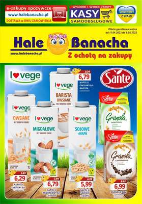 Hale Banacha - gazetka promocyjna Hale Banacha z ochotą na zakupy od wtorku 11.04 do poniedziałku 08.05