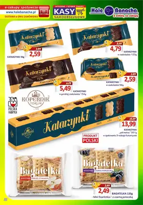 Hale Banacha - gazetka promocyjna Hale Banacha z ochotą na zakupy od wtorku 11.04 do poniedziałku 08.05 - strona 32
