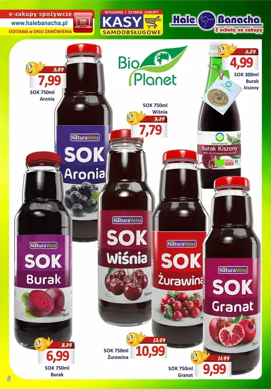 Hale Banacha - gazetka promocyjna Hale Banacha z ochotą na zakupy od wtorku 11.04 do poniedziałku 08.05 - strona 6