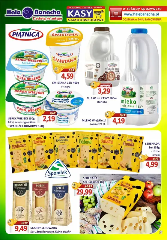 Hale Banacha - gazetka promocyjna Hale Banacha z ochotą na zakupy od wtorku 11.04 do poniedziałku 08.05 - strona 11