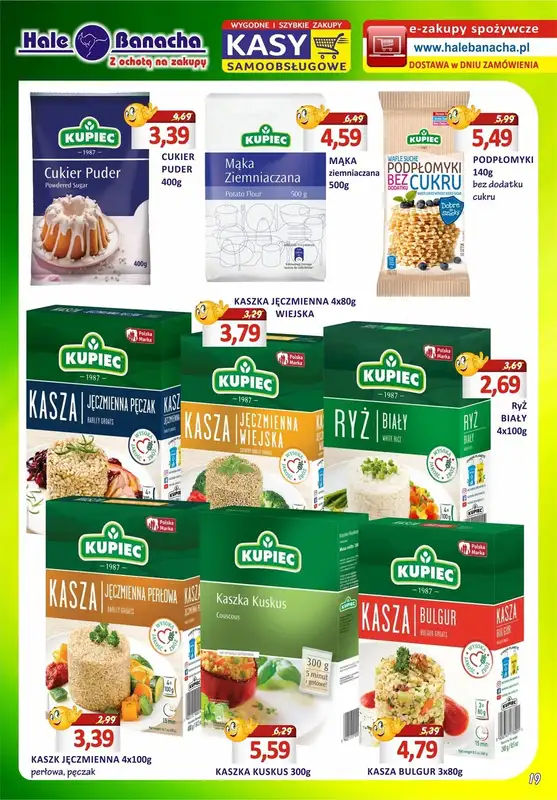 Hale Banacha - gazetka promocyjna Hale Banacha z ochotą na zakupy od wtorku 11.04 do poniedziałku 08.05 - strona 19
