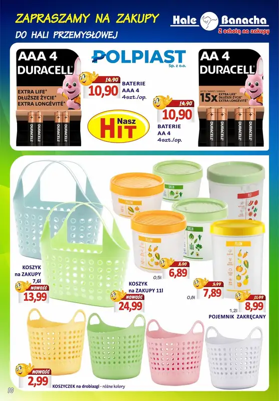 Hale Banacha - gazetka promocyjna Gazetka przemysłowa od wtorku 11.04 do poniedziałku 08.05 - strona 10