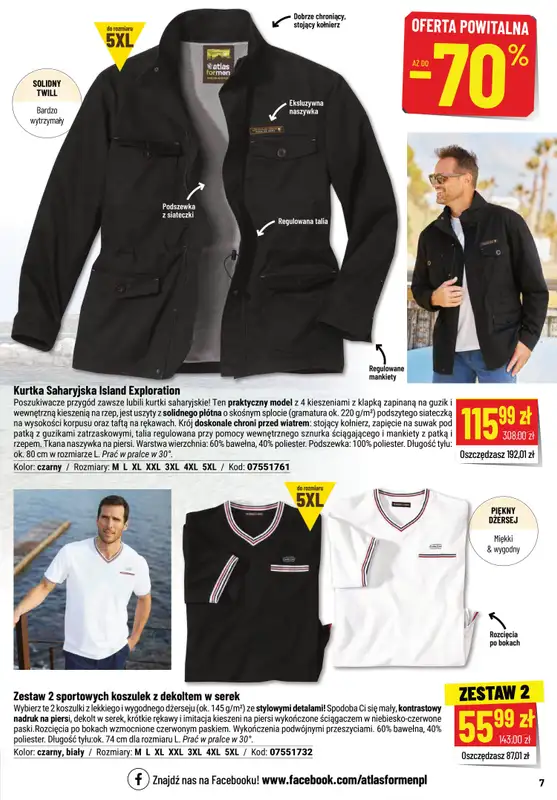 Atlas For Men - gazetka promocyjna Gazetka od czwartku 13.04 do czwartku 27.04 - strona 7