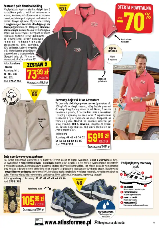 Atlas For Men - gazetka promocyjna Gazetka od czwartku 13.04 do czwartku 27.04 - strona 11