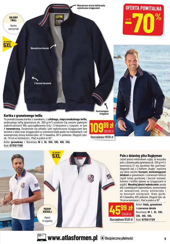 Atlas For Men - gazetka promocyjna Gazetka od czwartku 13.04 do czwartku 27.04 - strona 5