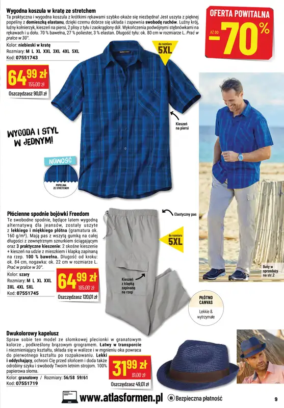 Atlas For Men - gazetka promocyjna Gazetka od czwartku 13.04 do czwartku 27.04 - strona 9