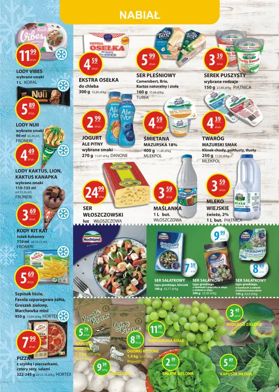 Zielony Koszyk - gazetka promocyjna Gazetka od poniedziałku 24.04 do soboty 06.05 - strona 3