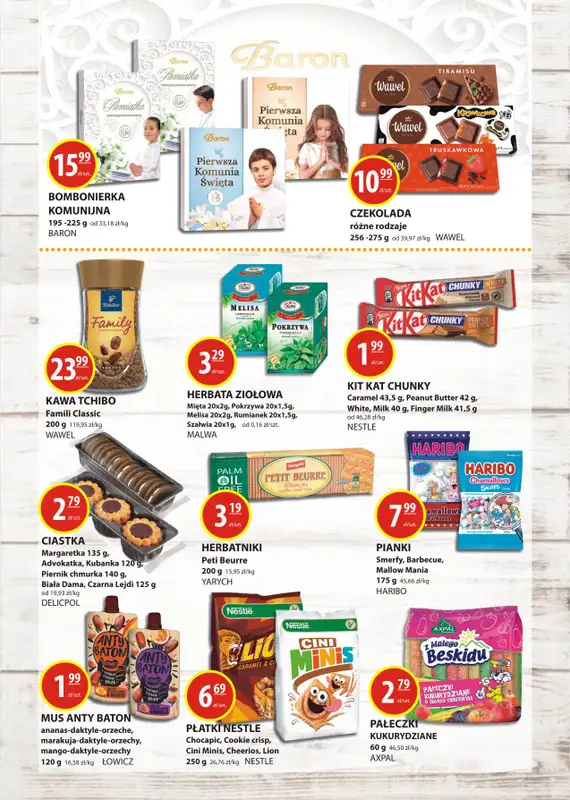 Zielony Koszyk - gazetka promocyjna Gazetka od poniedziałku 24.04 do soboty 06.05 - strona 4