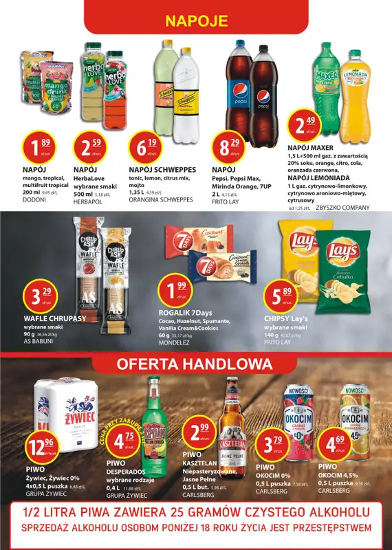 Zielony Koszyk - gazetka promocyjna Gazetka od poniedziałku 24.04 do soboty 06.05 - strona 6