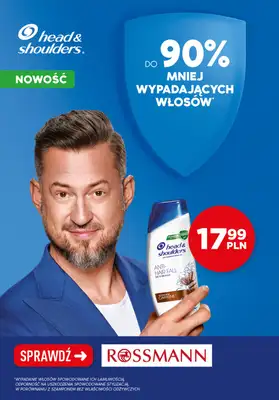 Procter & Gamble - gazetka promocyjna Do 90% mniej wypadających włosów! Head&Shoulders od poniedziałku 08.05 do środy 10.05