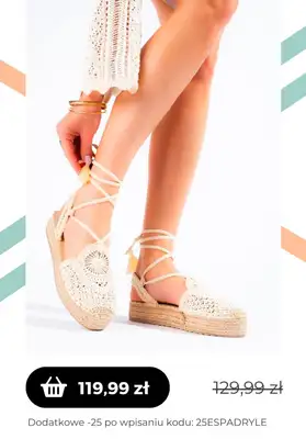 Czasnabuty.pl - gazetka promocyjna Czasnabuty.pl | -25% z KODEM na espadryle od czwartku 11.05  - strona 2