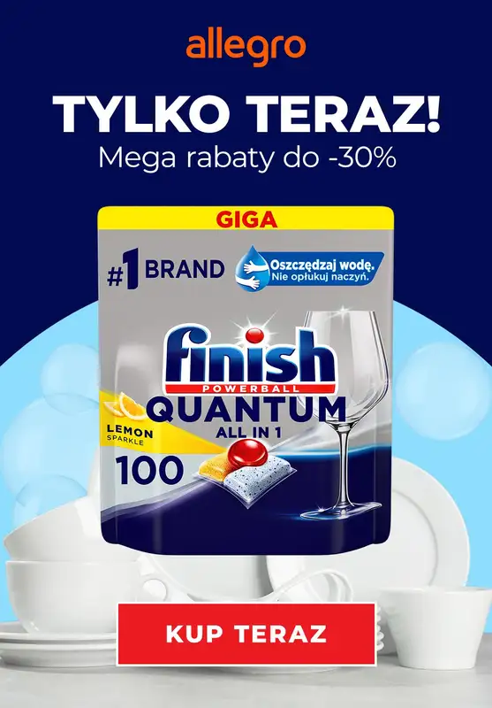 Finish - gazetka promocyjna Finish w Allegro Smart Week od poniedziałku 15.05 do niedzieli 21.05 - strona 4