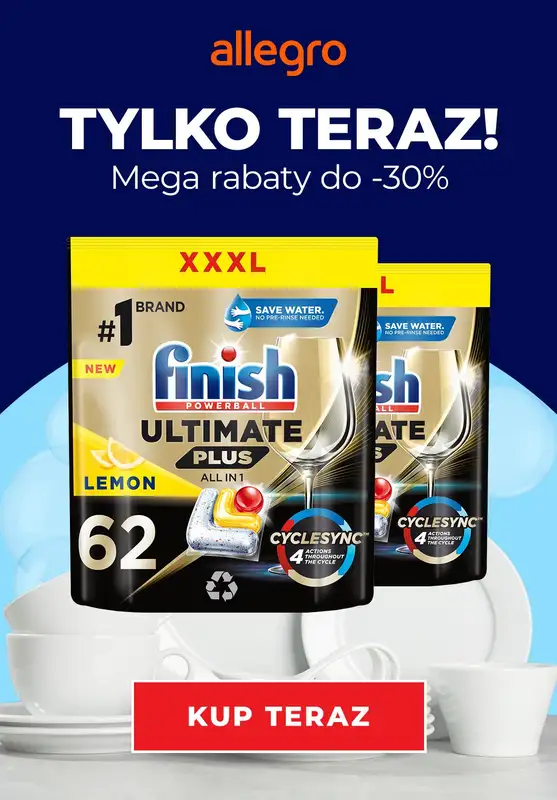 Finish - gazetka promocyjna Finish w Allegro Smart Week od poniedziałku 15.05 do niedzieli 21.05 - strona 8