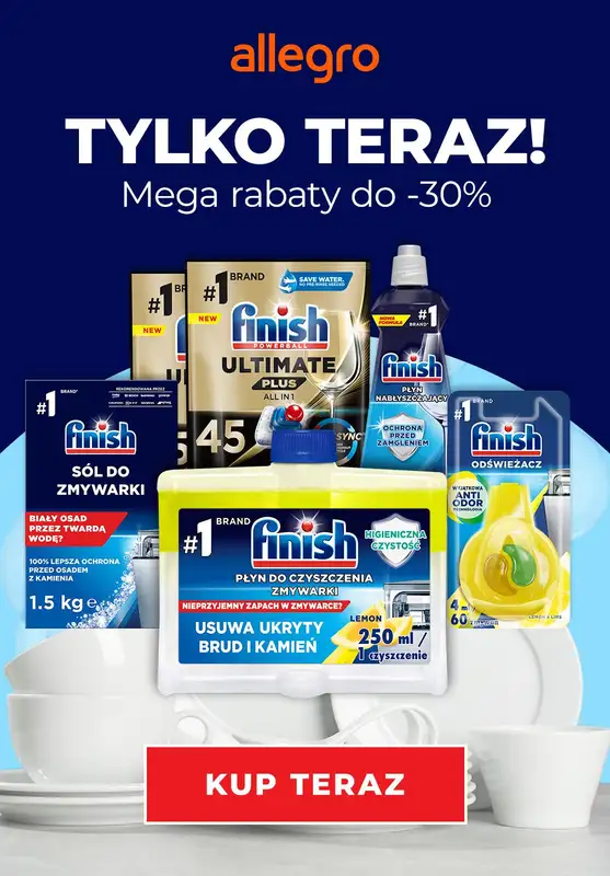 Finish - gazetka promocyjna Finish w Allegro Smart Week od poniedziałku 15.05 do niedzieli 21.05 - strona 10