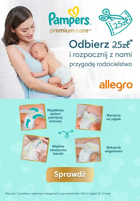 Procter & Gamble - gazetka promocyjna dla wszystkich:Odbierz 25zł i rozpocznij z nami przygodę rodzicielstwa od wtorku 16.05 do czwartku 18.05 - strona 4