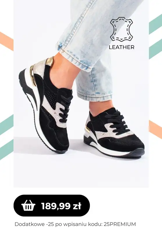 Czasnabuty.pl - gazetka promocyjna -25% z kodem na obuwie PREMIUM od poniedziałku 15.05  - strona 9