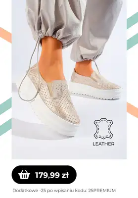 Czasnabuty.pl - gazetka promocyjna -25% z kodem na obuwie PREMIUM od poniedziałku 15.05  - strona 10