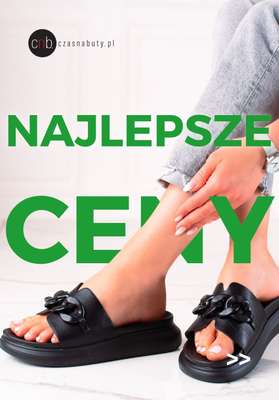 Czasnabuty.pl - gazetka promocyjna Klapki od 39,99 zł od środy 17.05 do wtorku 23.05