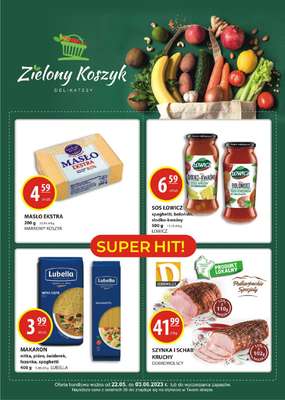 Zielony Koszyk - gazetka promocyjna Gazetka od czwartku 25.05 do soboty 03.06