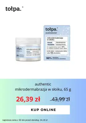 Tołpa - gazetka promocyjna Do -45% poczuj dziecięcą radość od środy 31.05 do czwartku 01.06 - strona 2 Tołpa - gazetka promocyjna Do -45% poczuj dziecięcą radość od środy 31.05 do czwartku 01.06 - strona 2