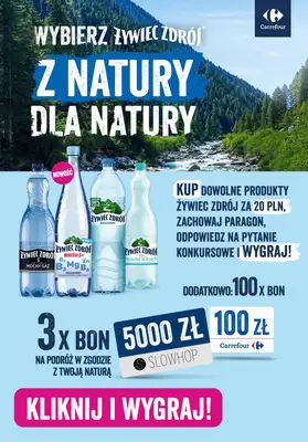Danone - gazetka promocyjna Weź udział w konkursie Żywiec Zdrój! od środy 28.06 do piątku 30.06
