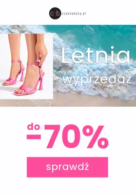 Czasnabuty.pl - gazetka promocyjna Wyprzedaż butów do -70% od piątku 30.06 do środy 05.07