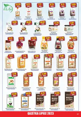 A-T - gazetka promocyjna Farmacja Zdrowa żywność od soboty 01.07 do poniedziałku 31.07 - strona 21