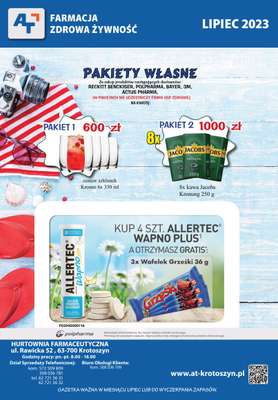 A-T - gazetka promocyjna Farmacja Zdrowa żywność od soboty 01.07 do poniedziałku 31.07